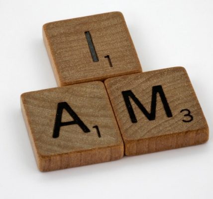scrabble, scrabble pieces, lettering, letters, wood, scrabble tiles, white background, words, quote, letters, type, typography, design, layout, focus, bokeh, blur, photography, images, image, i am, jesus, god, jehovah, jhwh, yahweh, john 8,